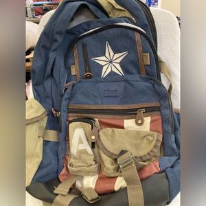 Captain America the first avenger WWII style backpack